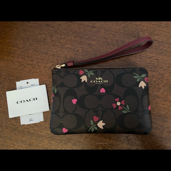 Coach Leather Wristlet - Picture 1 of 1